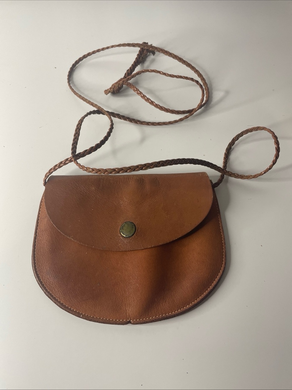 Women’s Crossbody Purse Made In India Genuine leather Brown Small purse Handmade